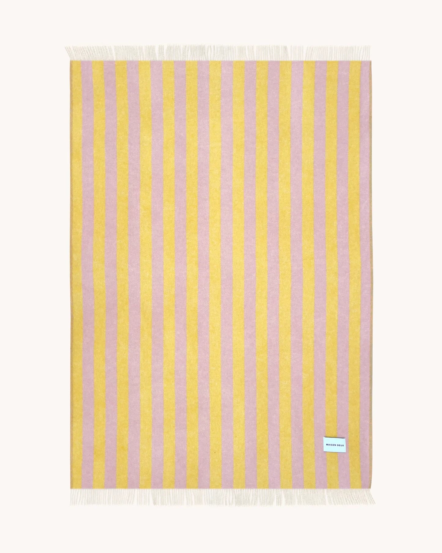 Candy Wrap Blanket - Pink Yellow by Maison Deux