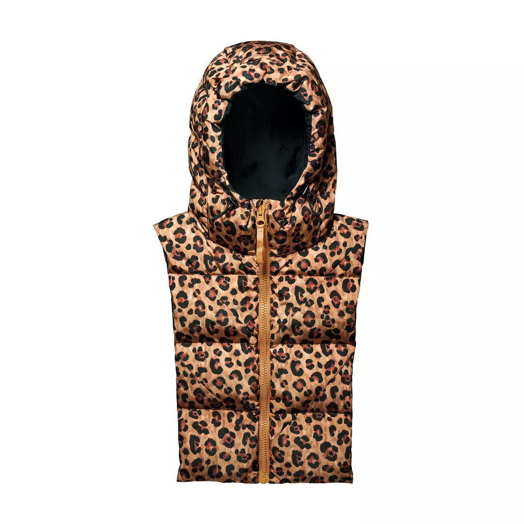 Reversible Pull-on Hood - Animal Print and Black by Fudoon