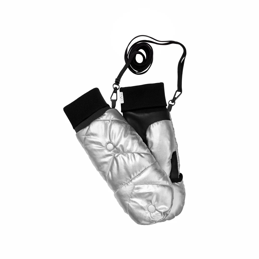 Convertible Mittens - Silver by Fudoon