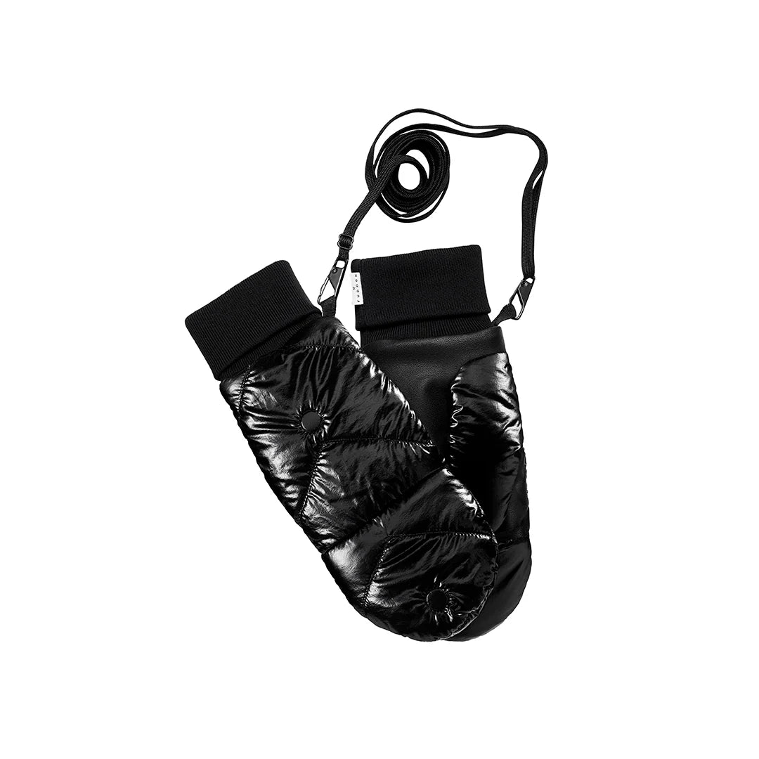 Convertible Mittens - Black by Fudoon