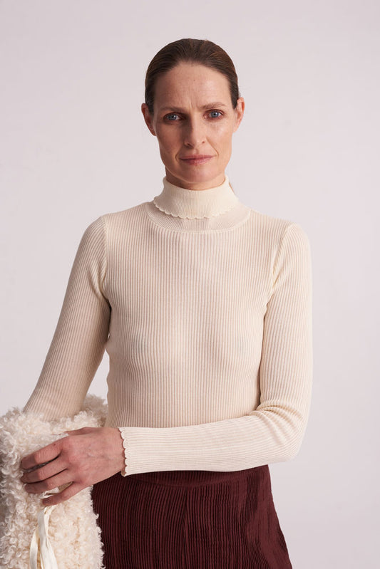 Hattie Knit Top - Creme by Hofmann Copenhagen