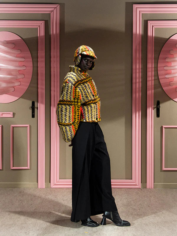 Moonlight Jacket - Multi Colored Checks by Henrik Vibskov – The Modu Shop