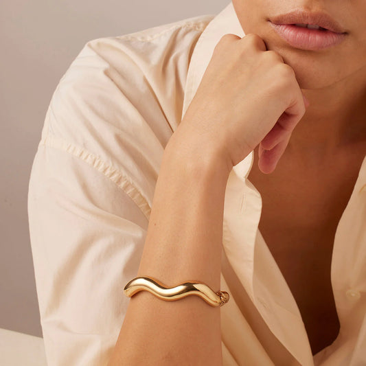Ola Bangle - Gold by Jenny Bird