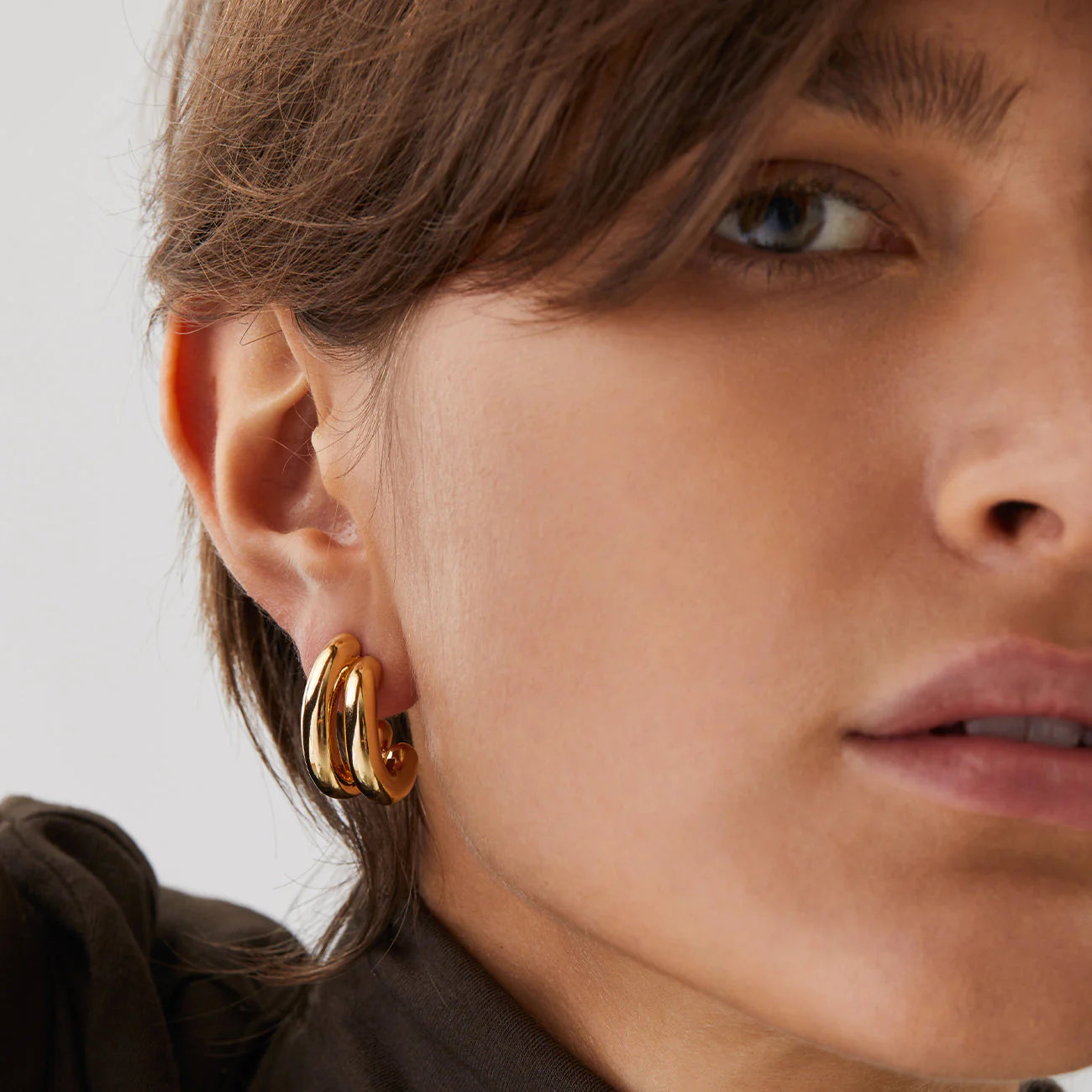 Florence Earrings - Gold by Jenny Bird