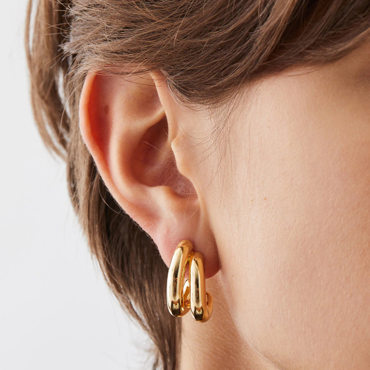 Florence Earrings - Gold by Jenny Bird