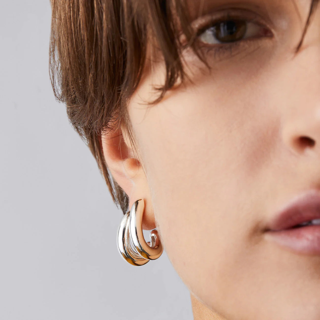 Florence Earrings - Silver by Jenny Bird