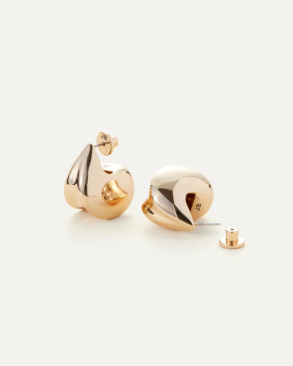 Nouveaux Puff Earrings - Gold by Jenny Bird