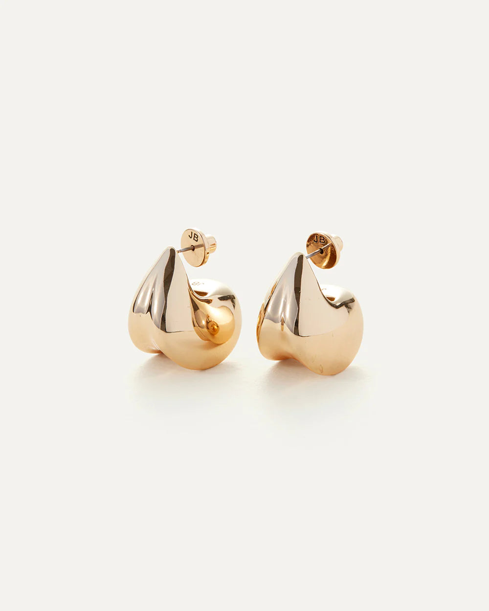 Nouveaux Puff Earrings - Gold by Jenny Bird