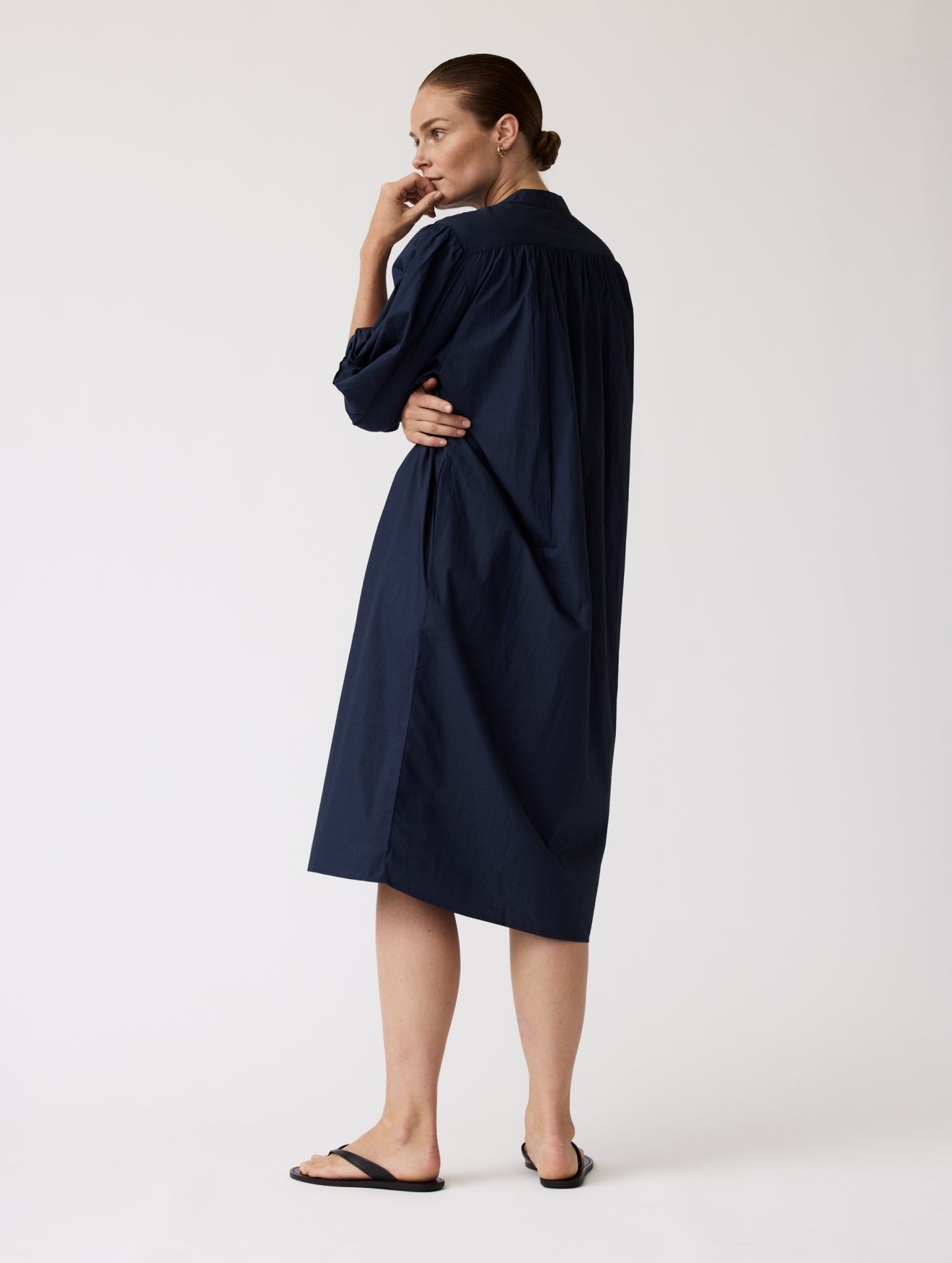 Camellia Dress - Navy Alchemist