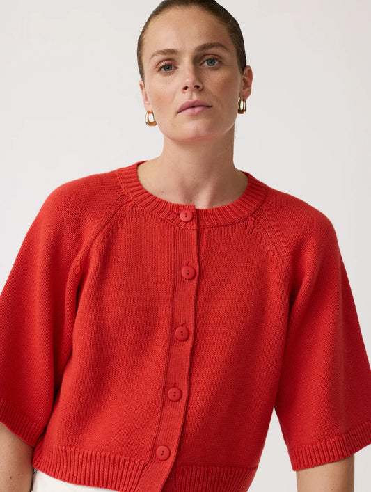 Mimosa Cardigan - Red by Alchemist