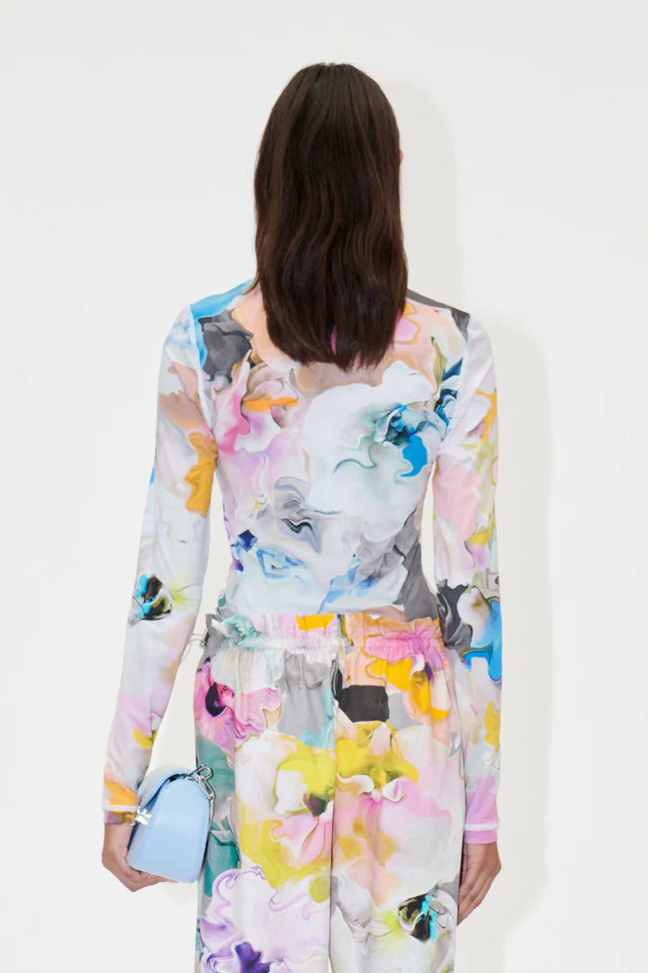 Juno Blouse - Liquified Orchid by Stine Goya