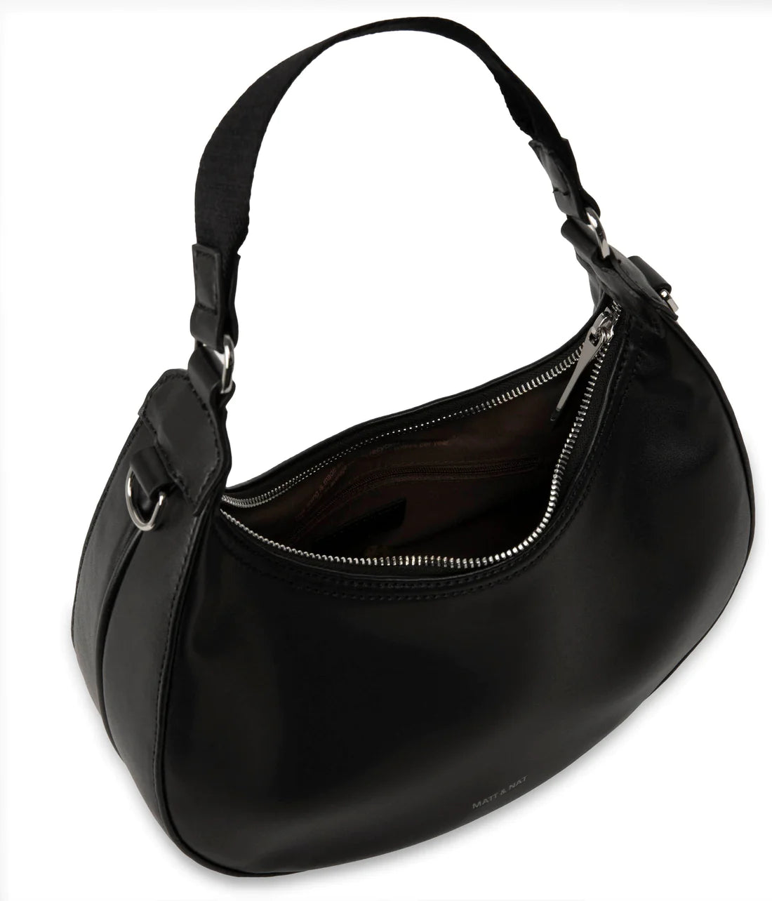 Serena Vegan Hobo Bag - Sol Black by Matt & Nat