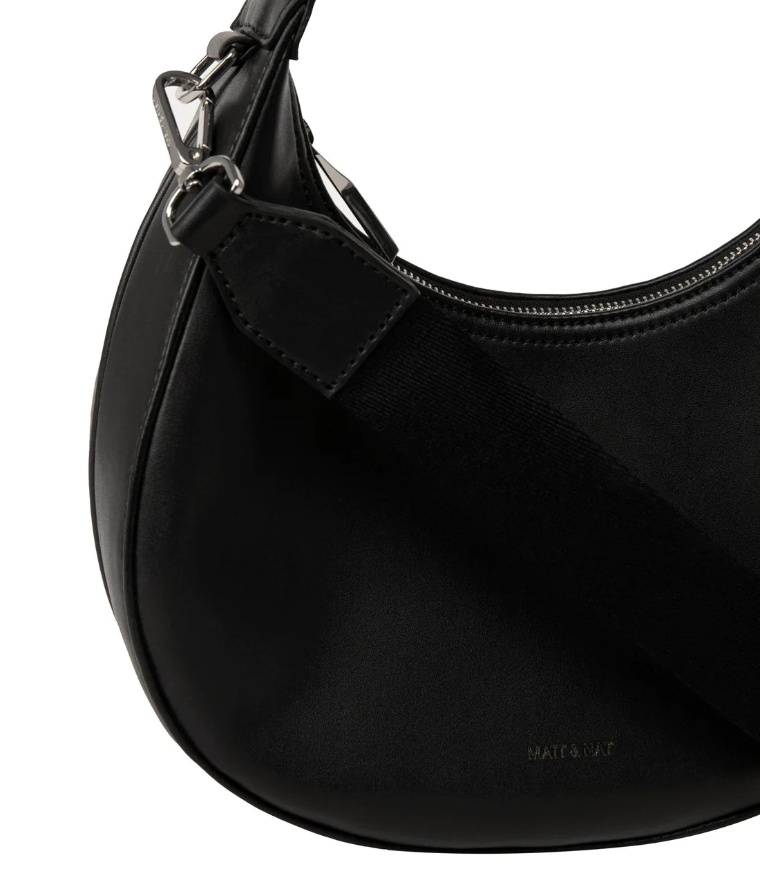 Serena Vegan Hobo Bag - Sol Black by Matt & Nat