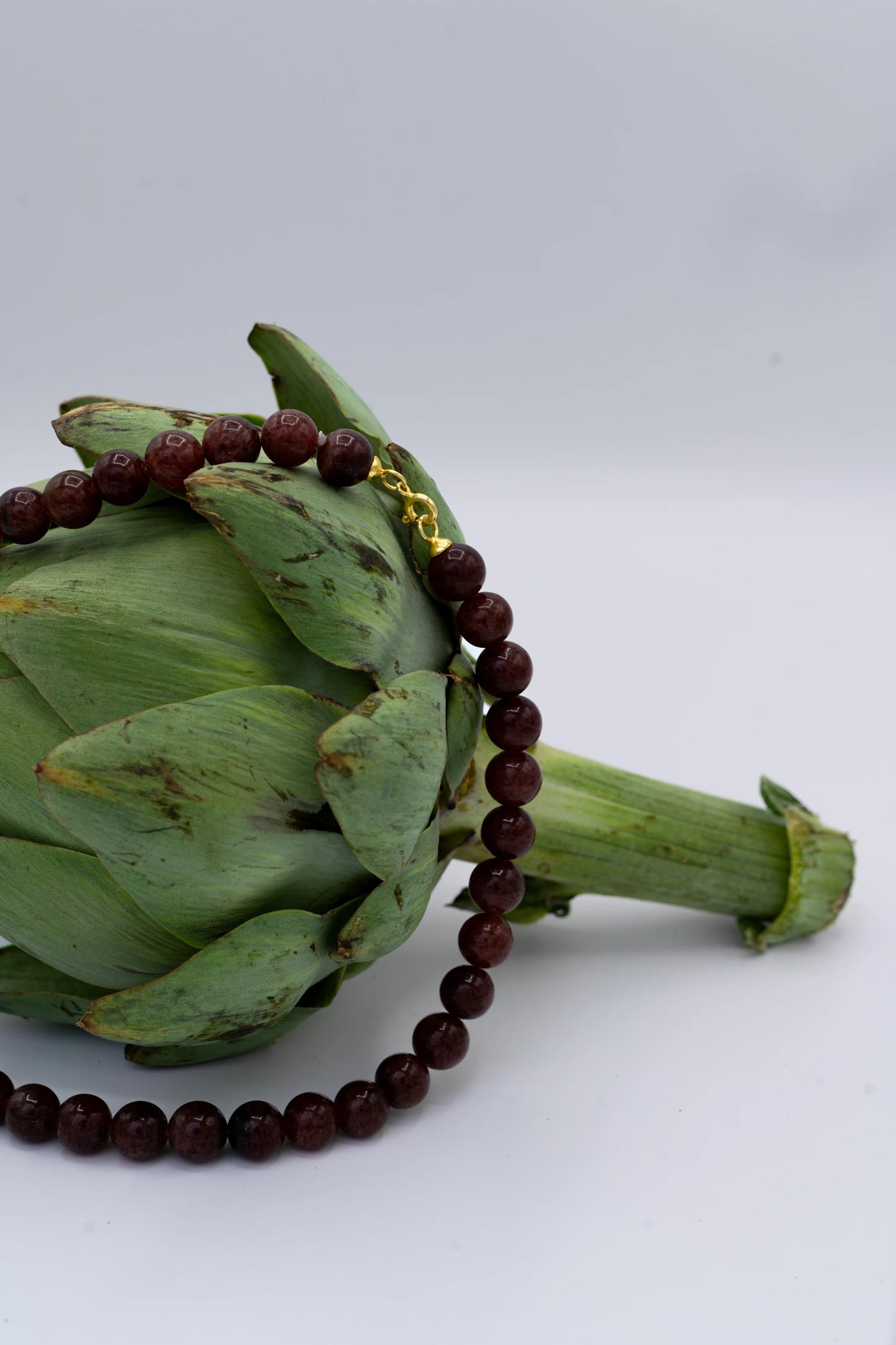 Strawberry Quart Bracelet by Labro