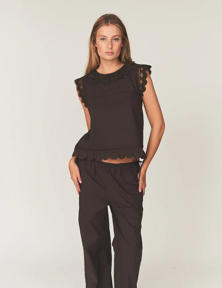 Kirsten Cloth Top - Chocolate by The Garment