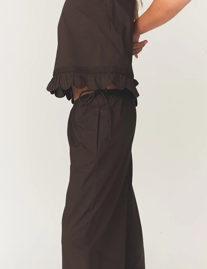 Kirsten Cloth Top - Chocolate by The Garment