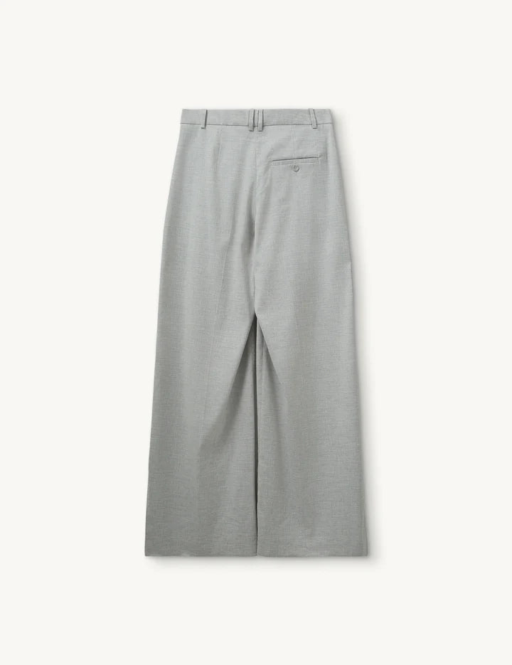 Gabriel Wide Pants - LIght Grey by The Garment