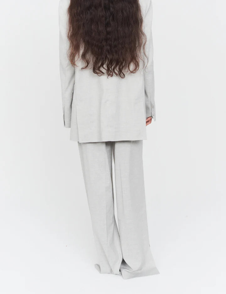 Gabriel Wide Pants - LIght Grey by The Garment