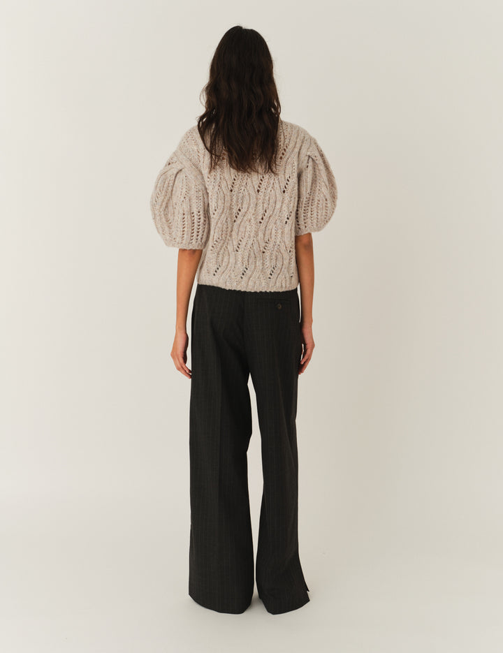 Valentina Sweater - Taupe Melange by The Garment