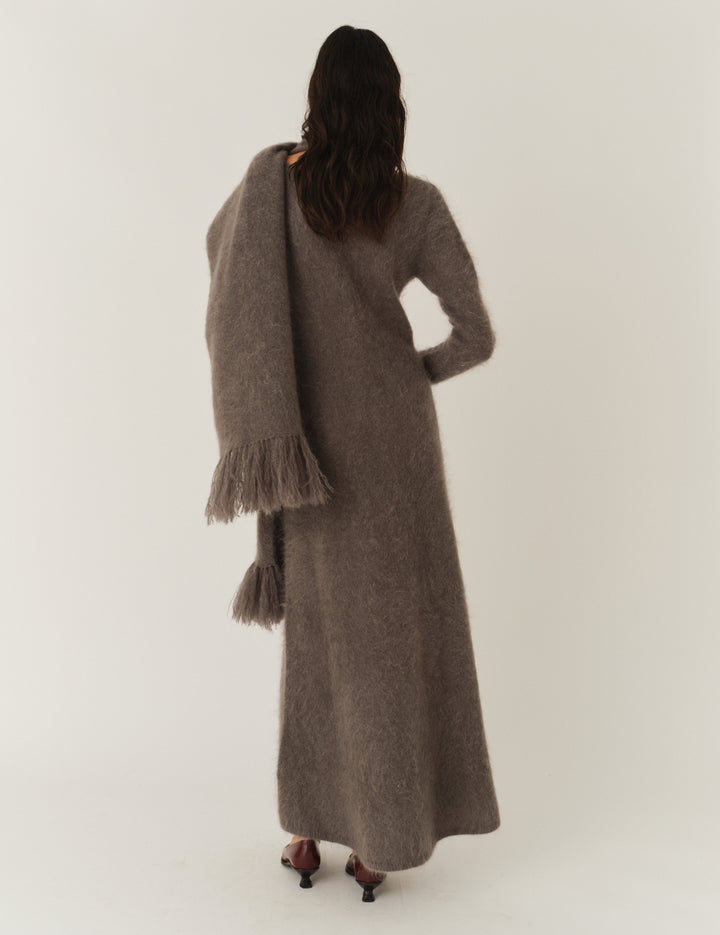 Roma Dress - Grey Melange by The Garment