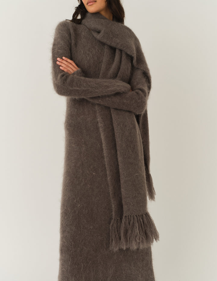 Roma Dress - Grey Melange by The Garment