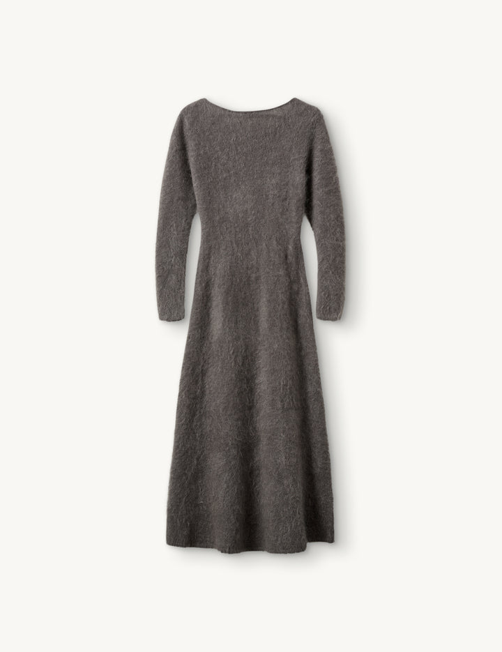 Roma Dress - Grey Melange by The Garment