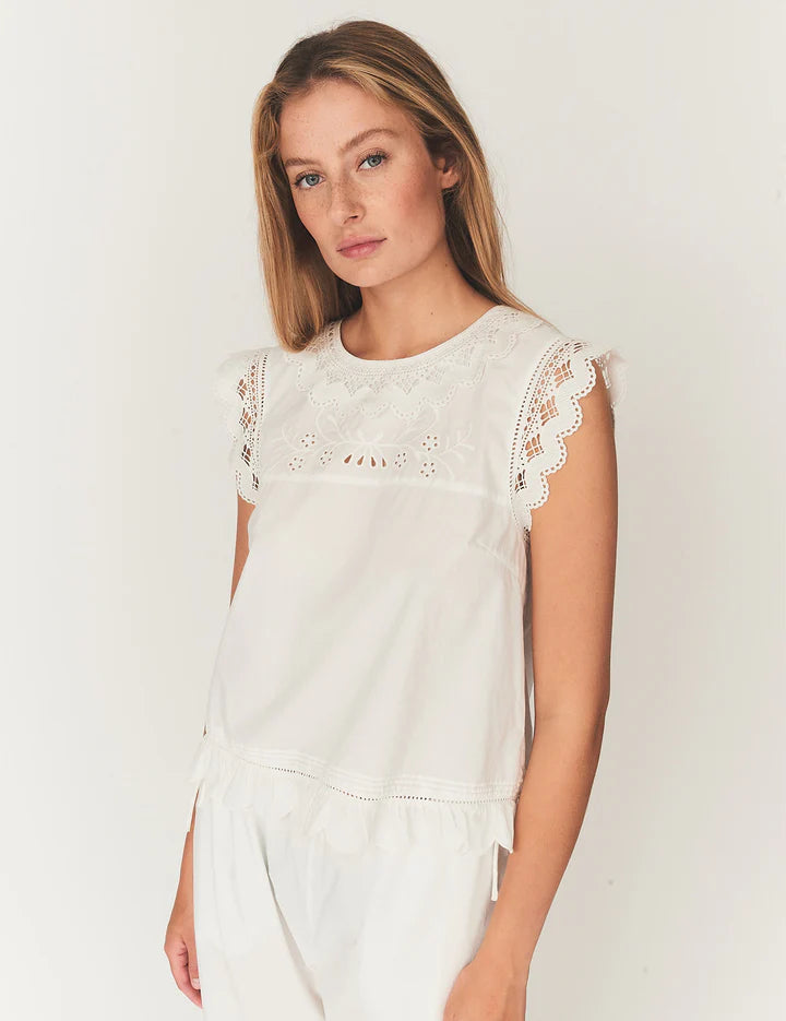 Kirsten Cloth Top - White by The Garment