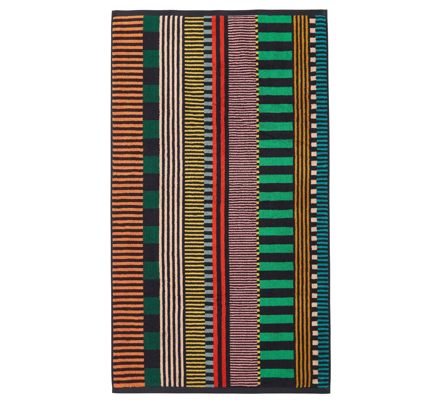 Multi Stripe Bath Towel - by Donna Wilson