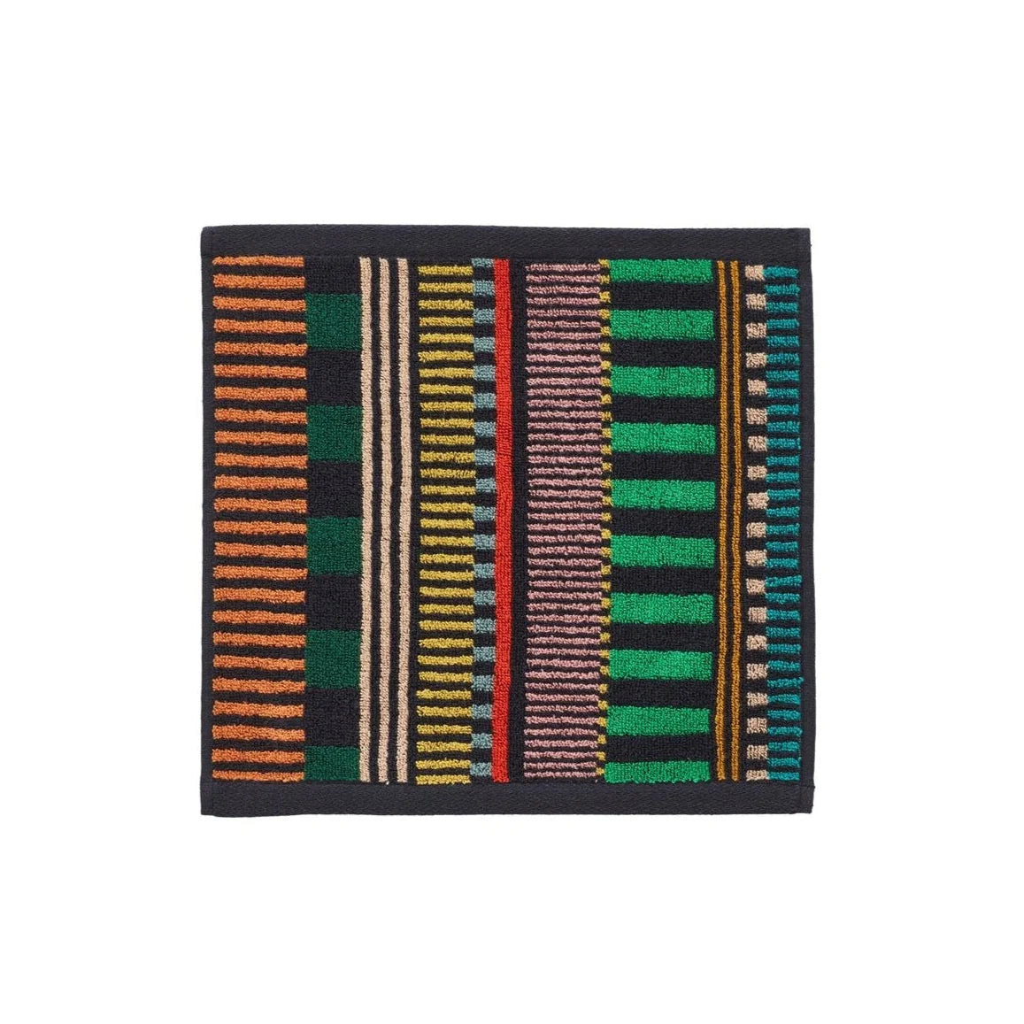 Multi Stripe Face Towel - by Donna Wilson
