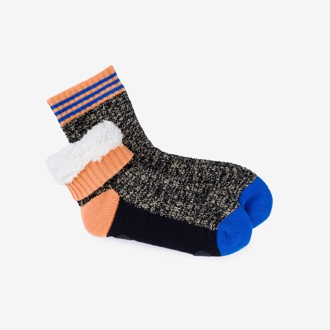 Varsity Knit House Socks - Black by Verloop