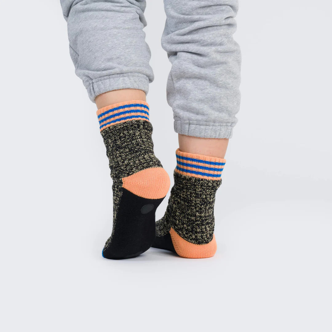 Varsity Knit House Socks - Black by Verloop