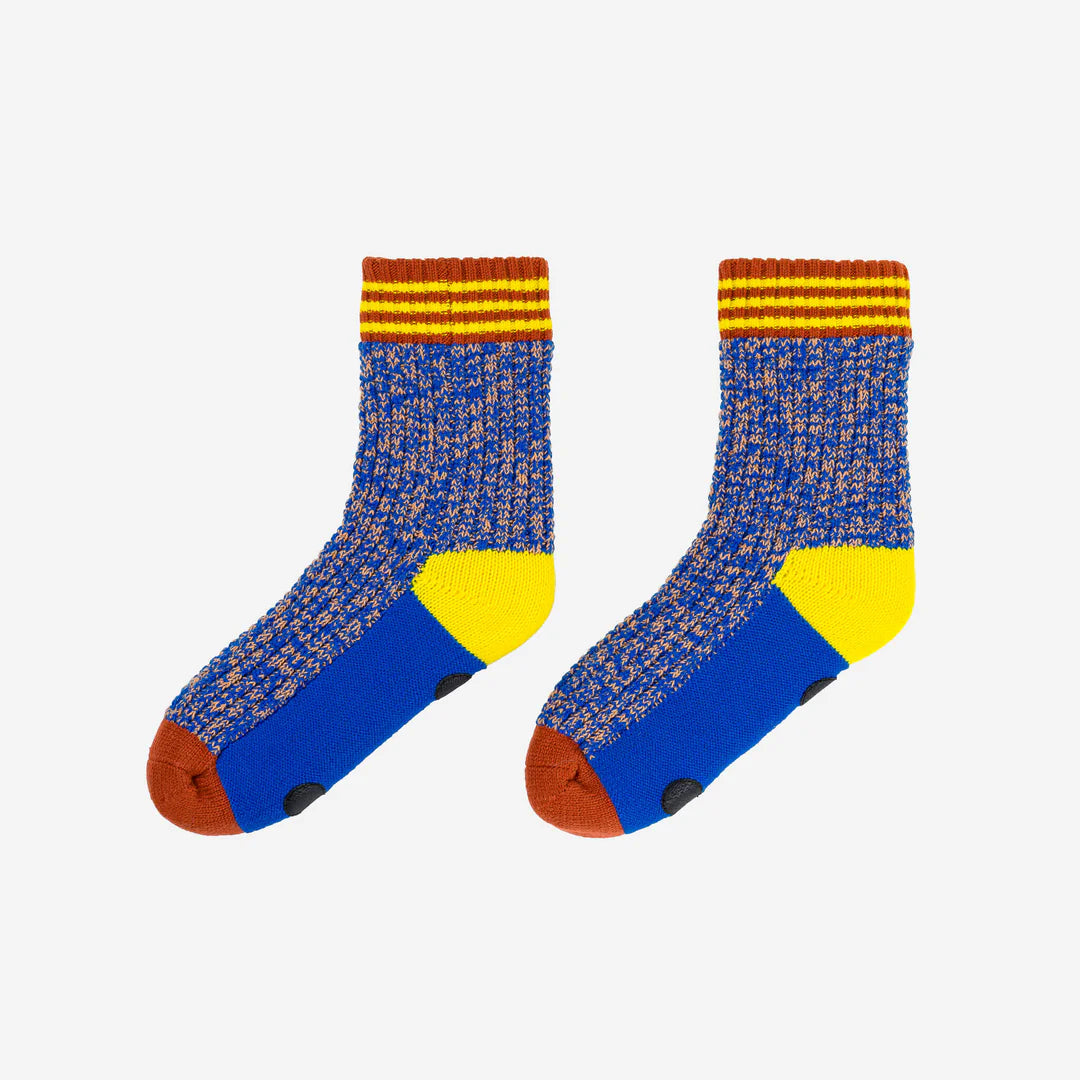 Varsity Knit House Socks - Cobalt by Verloop