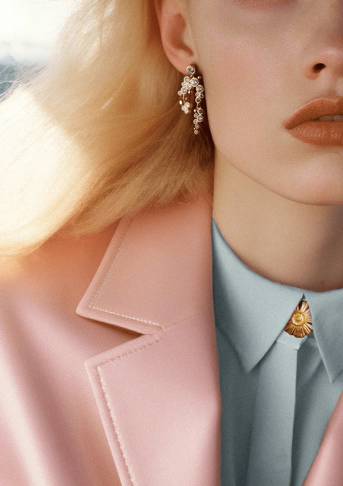 Lost Ember Earrings - Gold by House of Vincent