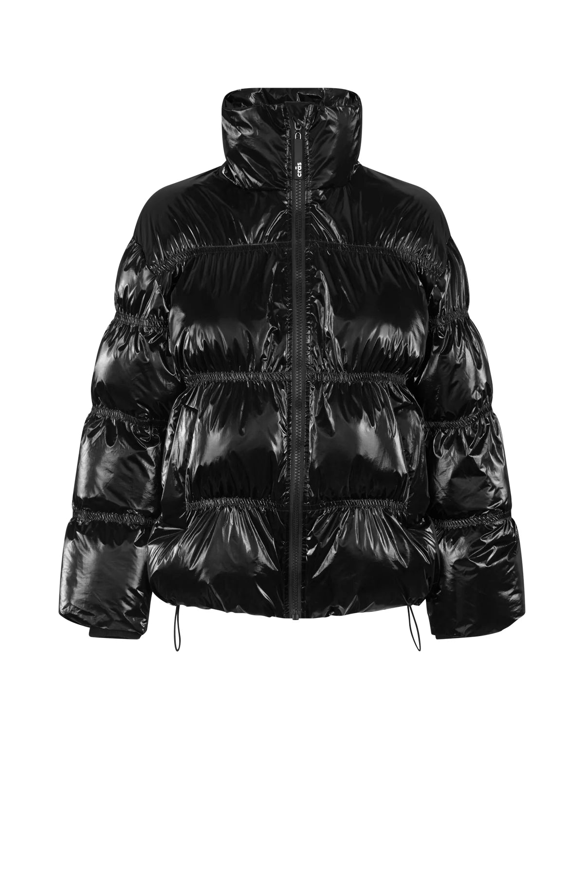 Valeria Puffer Jacket- Black by Crās