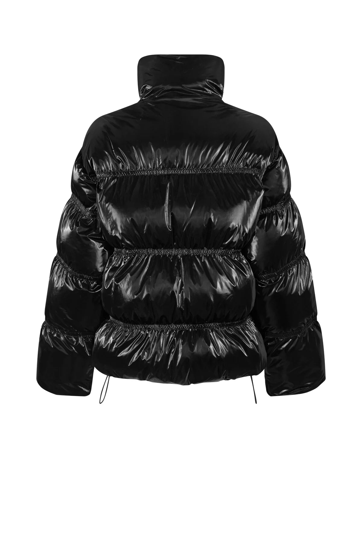 Valeria Puffer Jacket- Black by Crās