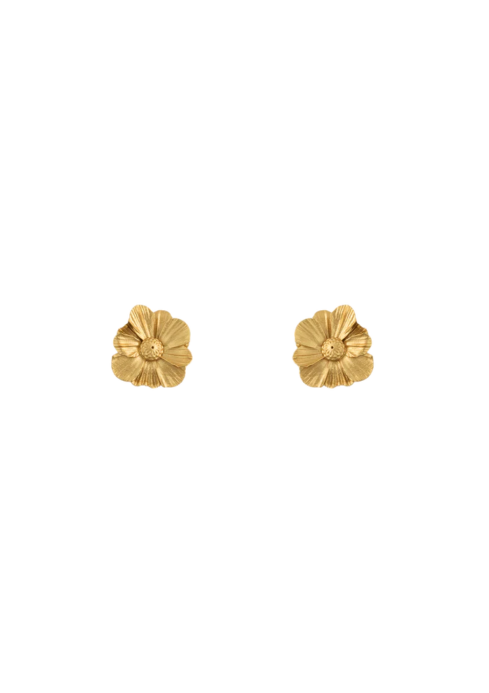 Wildflower Speckle Earrings - Gold by House of Vincent