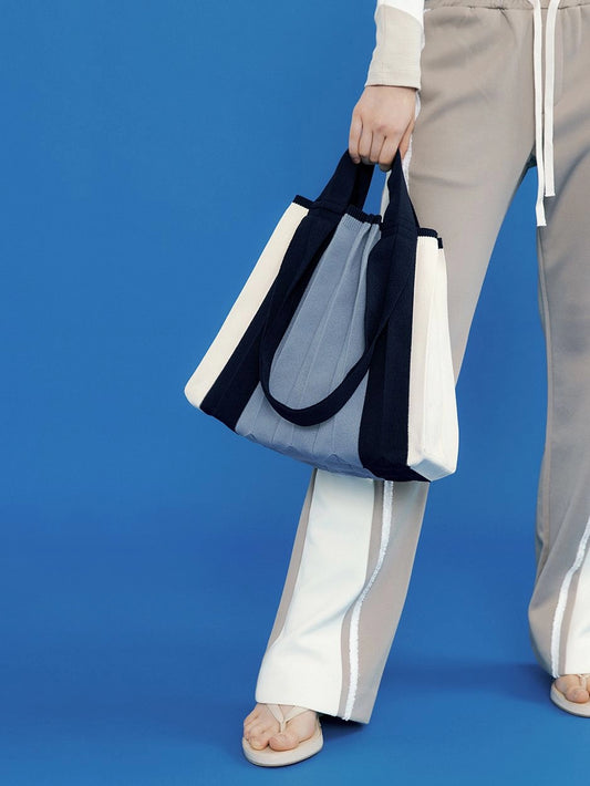New 2Way Shopper Bag  - Blue by PleatsMama