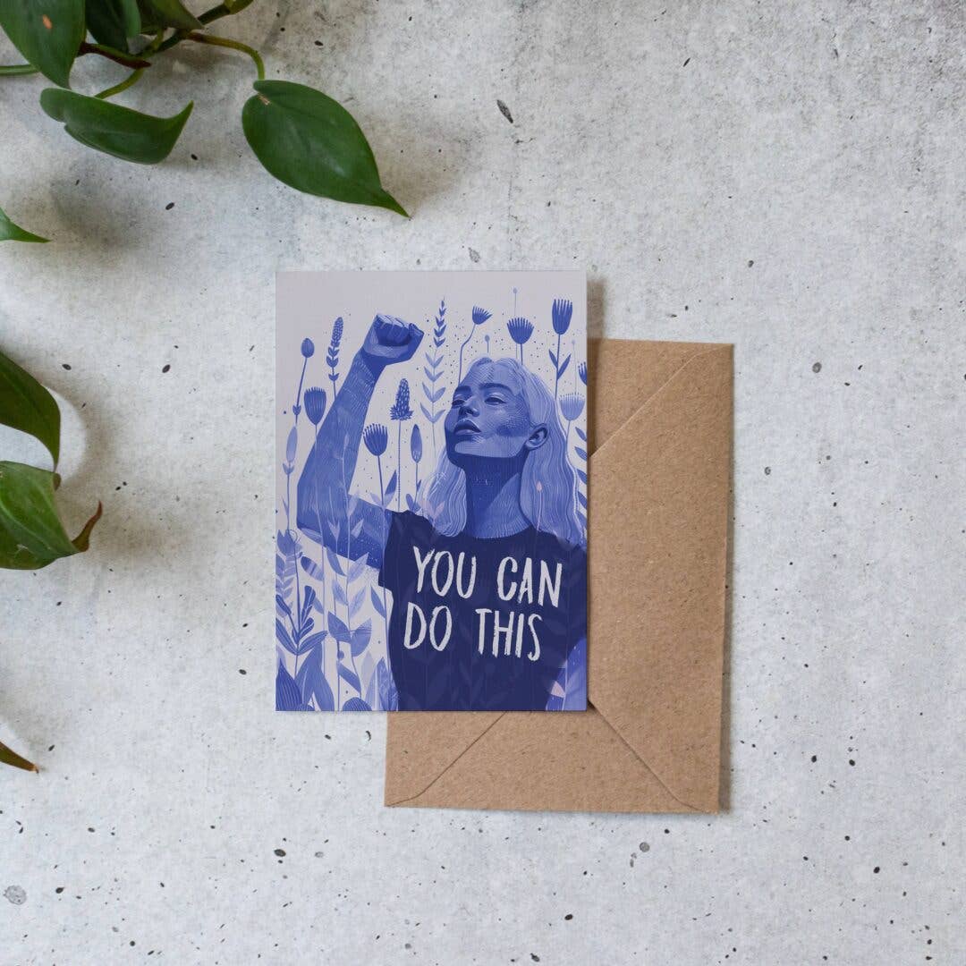 You can do this | Encouragement Card | Friendship Card: Kraft paper