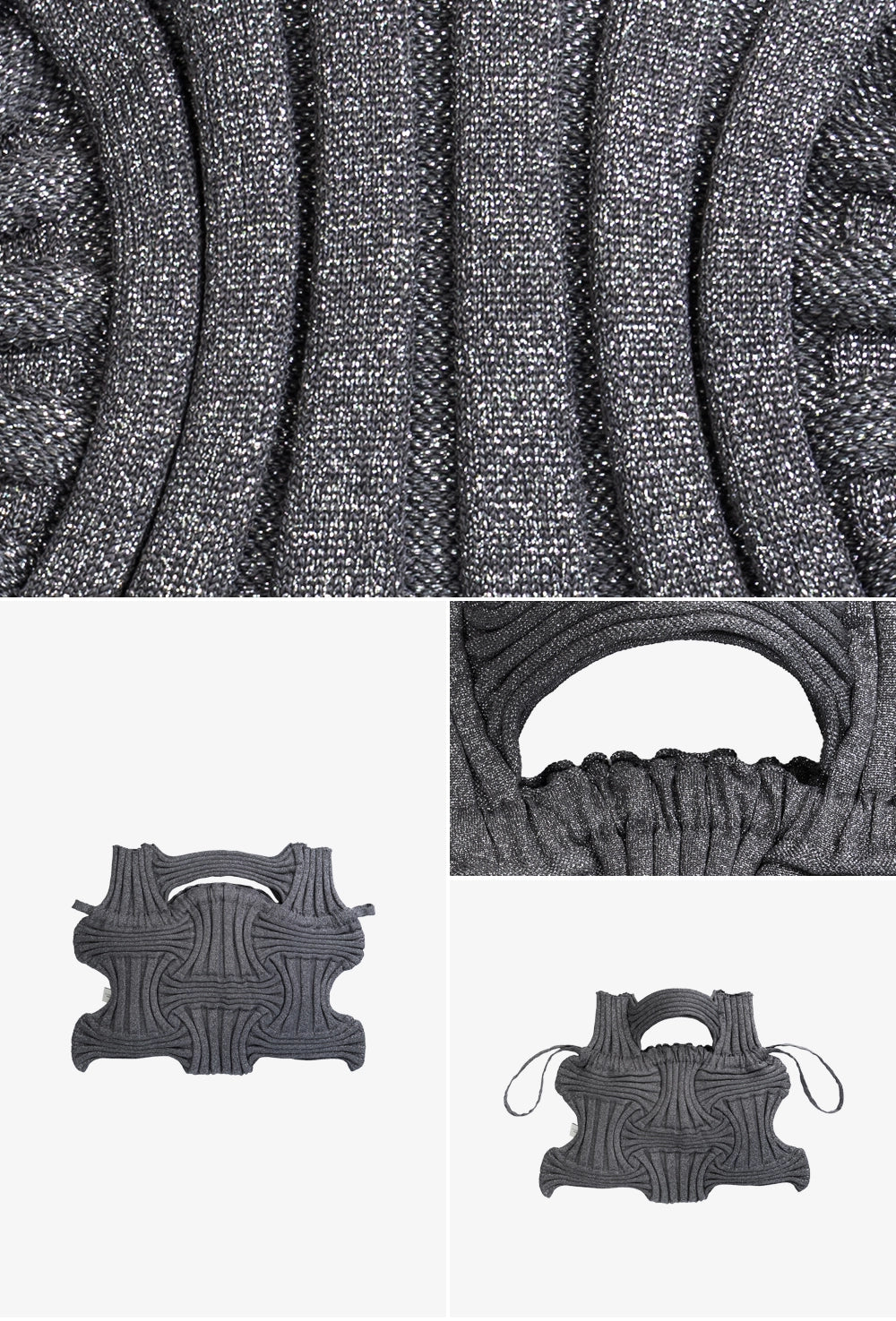 Big Bow Bag - Glitter Stone Brown by PleatsMama