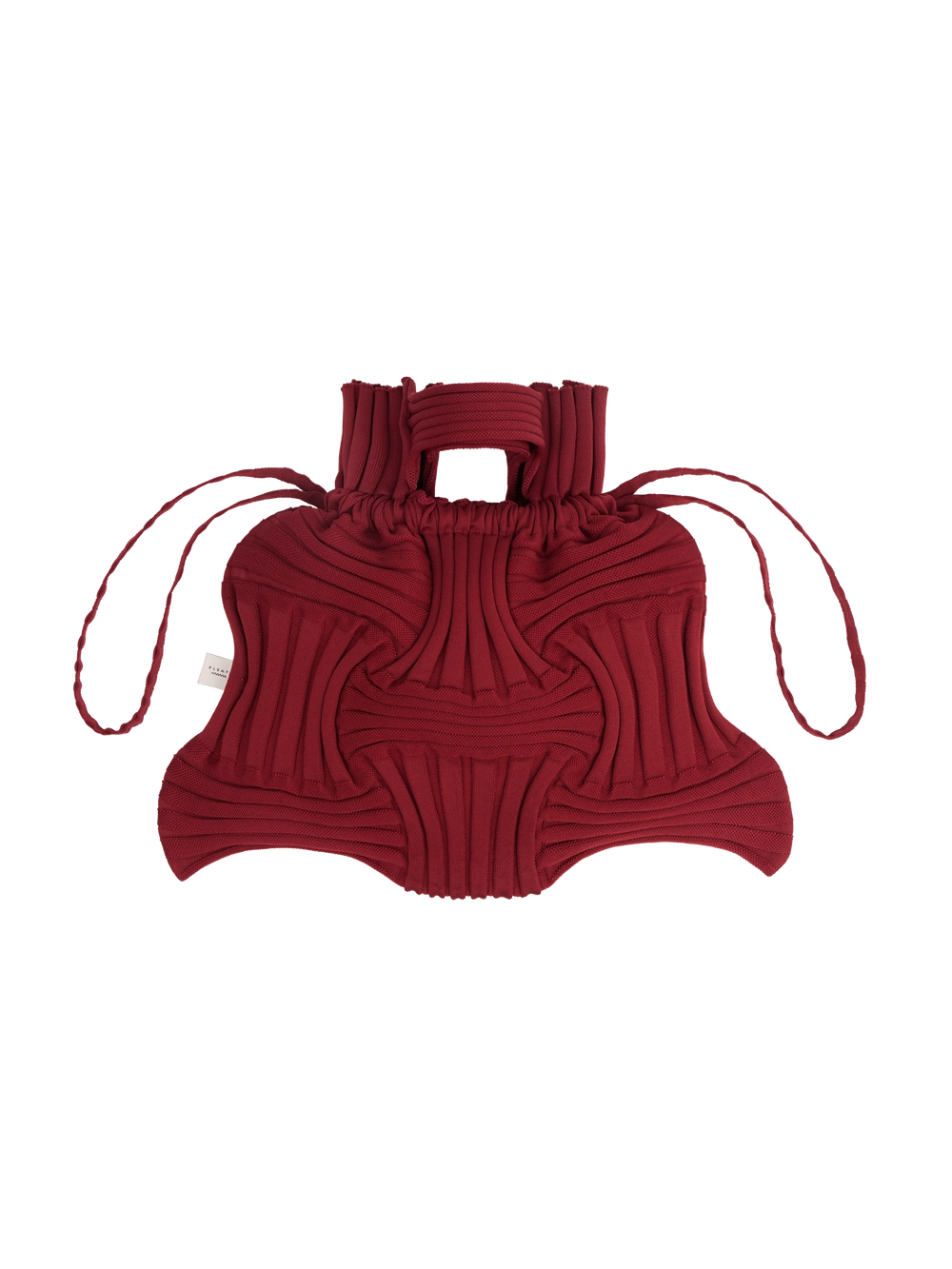 Big Bow Bag - Burgundy by PleatsMama