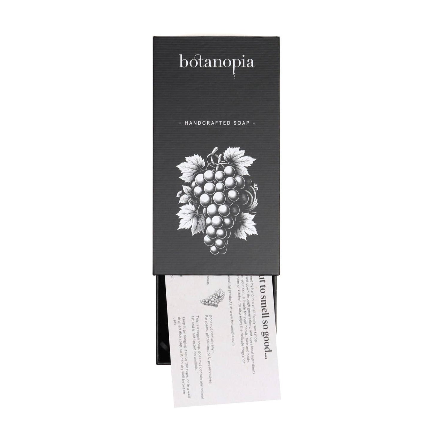 Handcrafted Grapes Soap - 100% Olive Oil: Cream by Botanopia