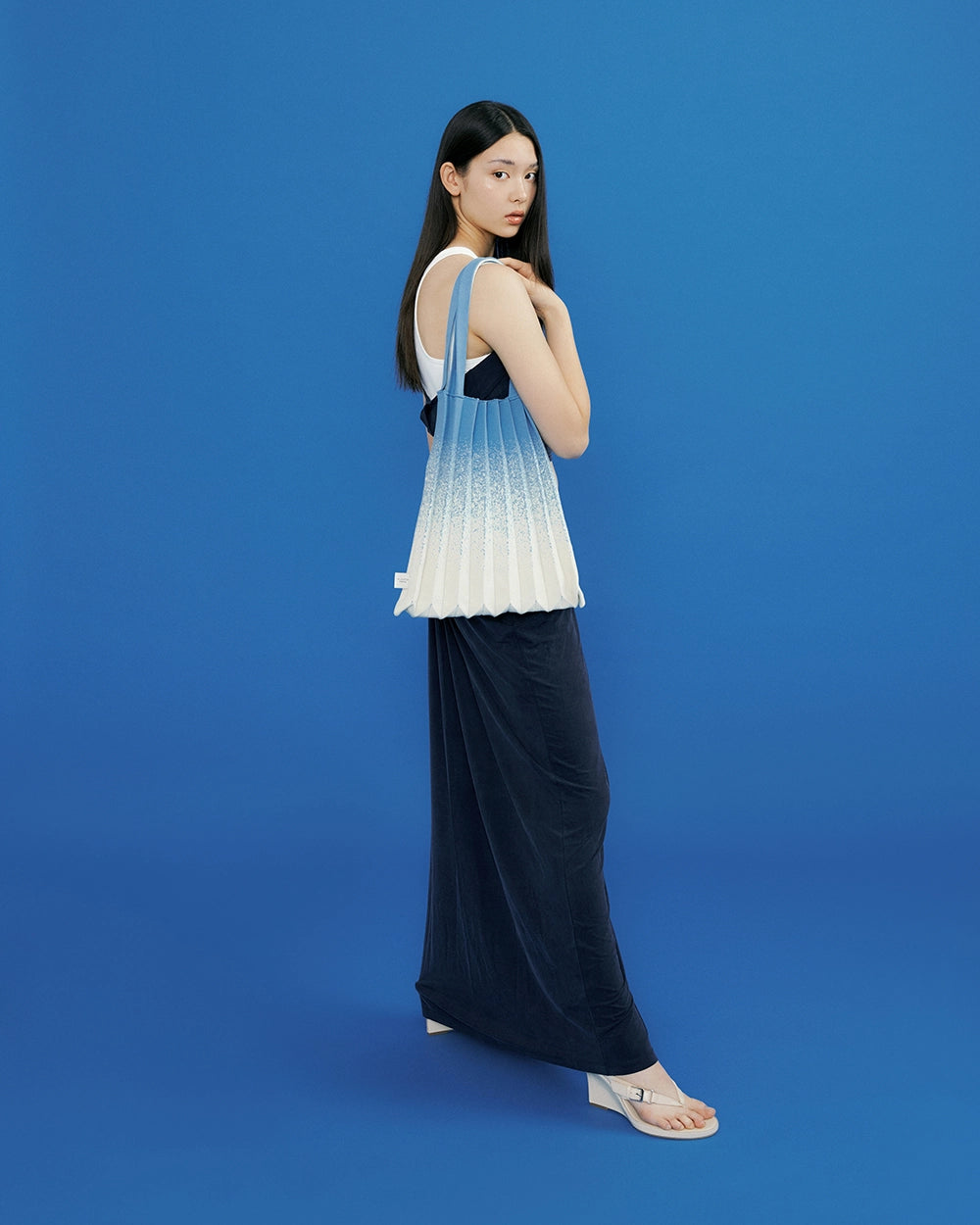 Shoulder Bag - Ocean Blue by PleatsMama