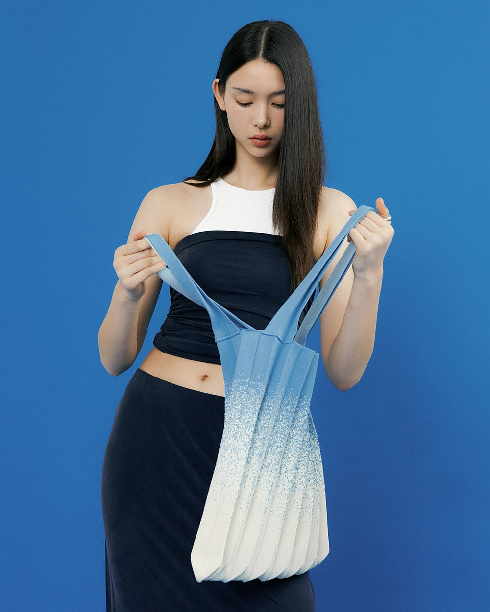 Shoulder Bag - Ocean Blue by PleatsMama