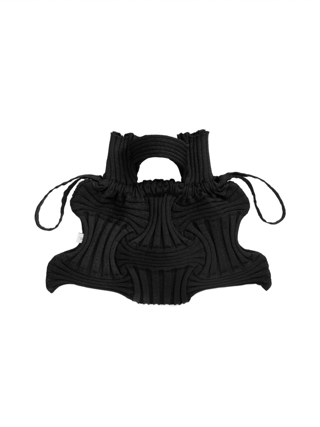 Big Bow Bag - Glitter Black by PleatsMama