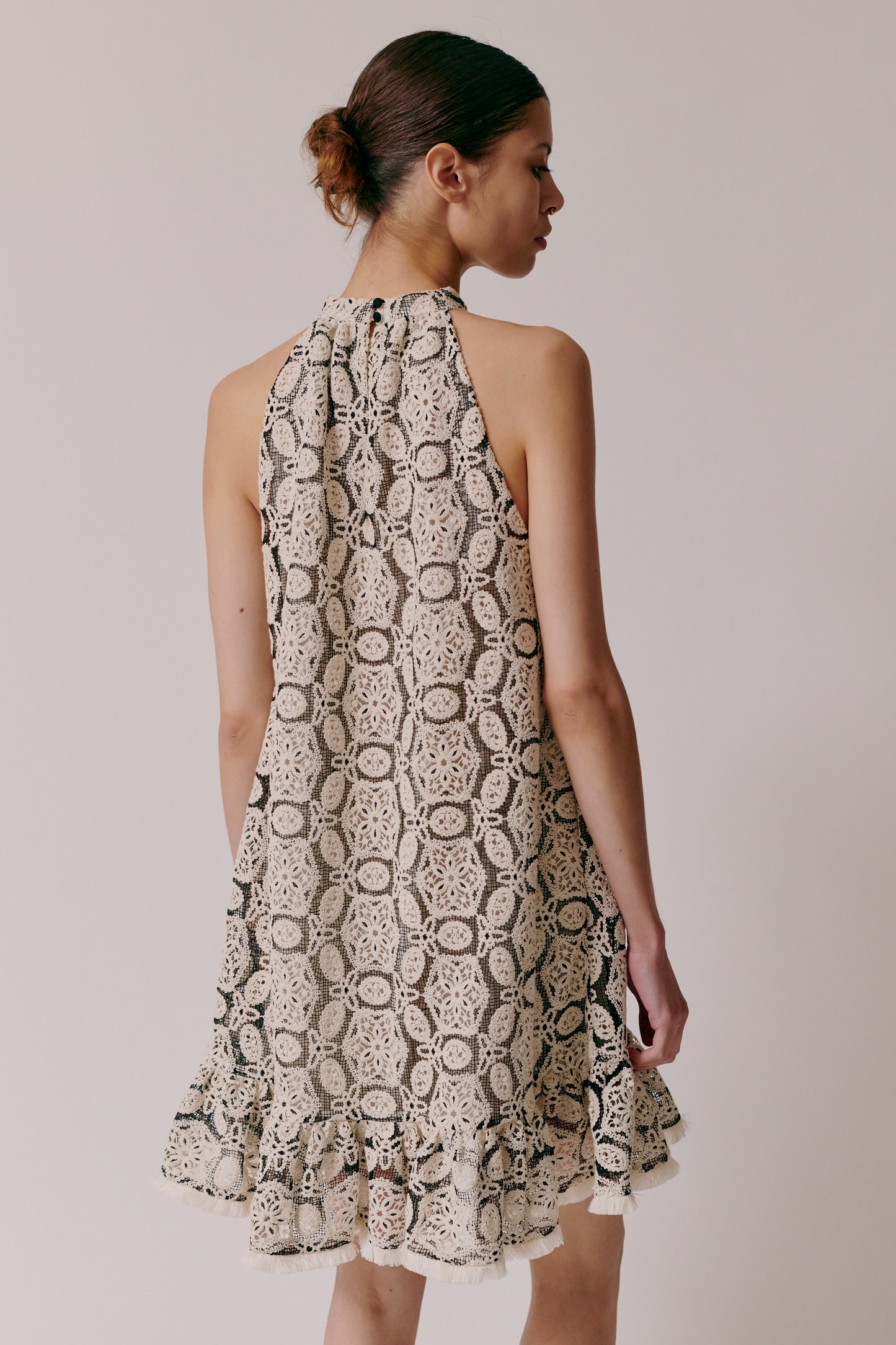 Emilie Dress - Creme Embroidered by Hofmann Copenhagen