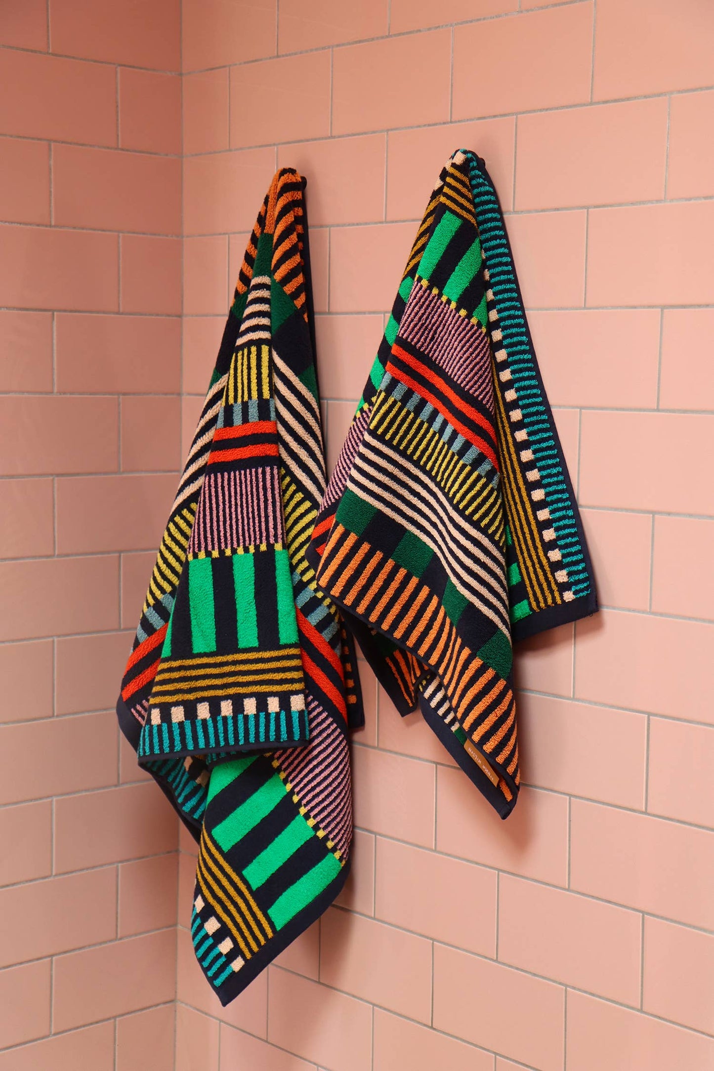 Multi Stripe Hand Towel - by Donna Wilson