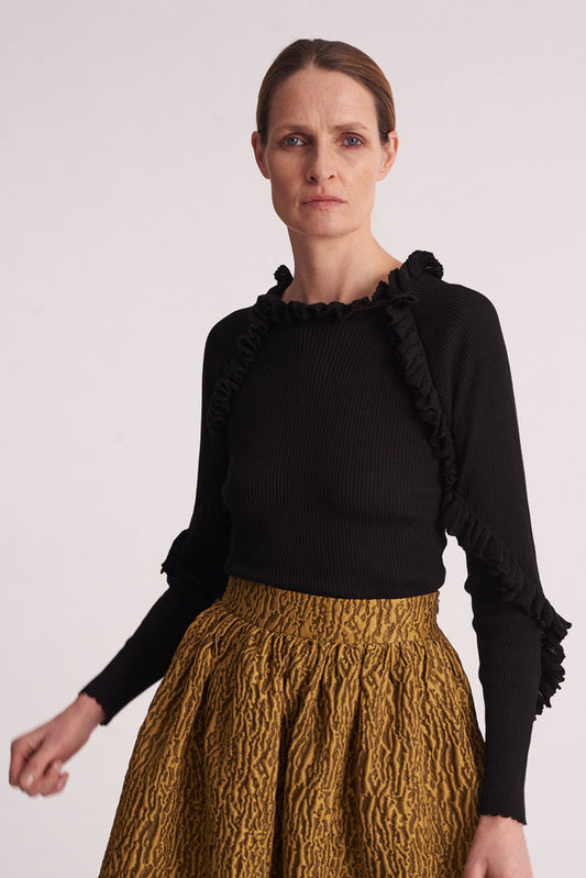 Rebecka Knit Top - Black by Hofmann Copenhagen