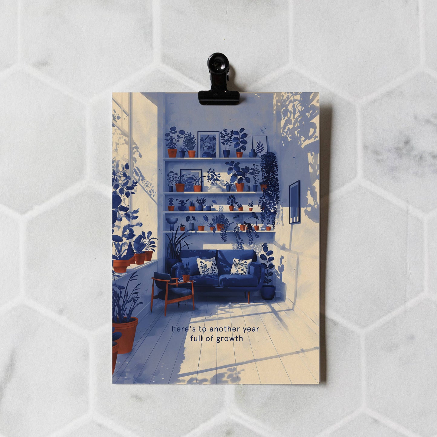 Another Year Full Of Growth| Birthday Card |New year's Card: Kraft paper