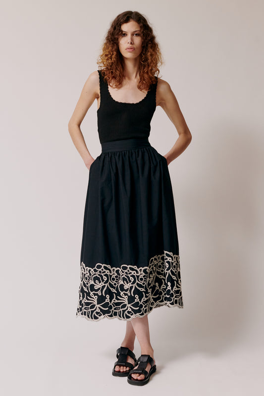 Lyra Skirt - Black by Hofmann Copenhagen