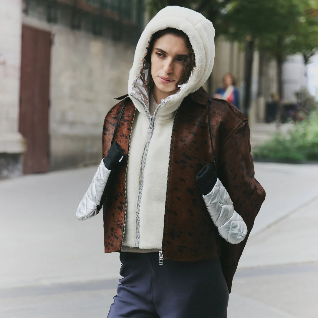 Convertible Mittens - Silver by Fudoon